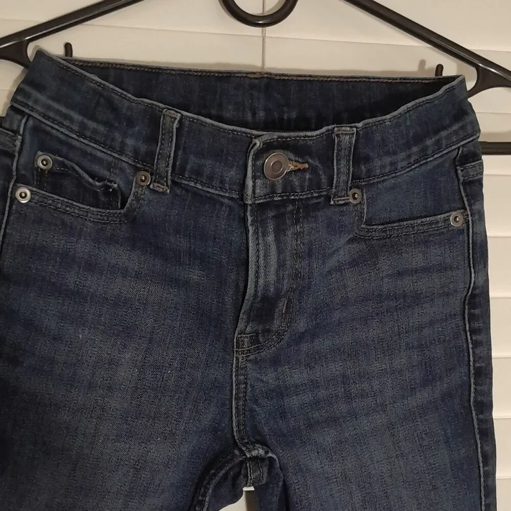 OshKosh B'gosh Girls Size 10 Blue Denim Bermuda Shorts 8